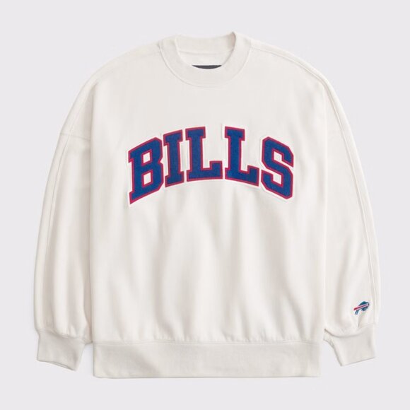 🆕 Buffalo Bills Sweatshirt by Abercrombie & Fitch - Picture 1 of 3